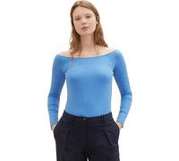 Tom Tailor Long Sleeve Carmen T-Shirt Blue
