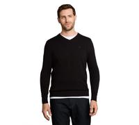 TOM TAILOR Men Basic jumper 202212 Strickpullover V-Ausschnitt, 29999 - Black, XXL