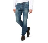 TOM TAILOR Men's 1/1 Josh Regular Slim Jeans, Blue (Mid Stone Wash Denim), W32/L30 (Manufacturer Size: 32)