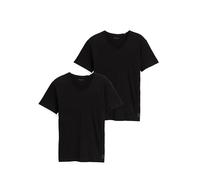 TOM TAILOR Men's 1008639 Basic T-Shirt in Double Pack with V-Neck (Pack of 2)