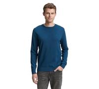 TOM TAILOR Men's 1012819 Pullover Sweater, 27949-Ultra Marine Blue Melange, XXS