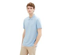 TOM TAILOR Men's 1031006 Polo Shirt, 32245-Washed Out Middle Blue, L