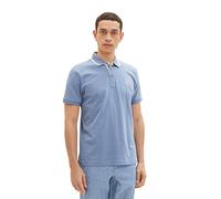 TOM TAILOR Men's 1035620 Polo Shirt, 12364-Greyish Mid Blue, M