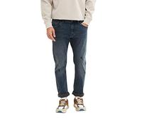 TOM TAILOR Men's 1035777 Troy Slim Jeans, 10172-Mid Stone Blue Black Denim, 33 W/32 L