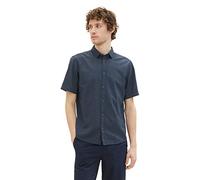 TOM TAILOR Men's 1036220 Shirt, 31795-Navy Blue Minimal Design, XL, 31795 - Navy Blue Minimal Design, XL