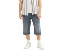 TOM TAILOR Men's 1036295 Bermuda Denim Shorts, 10162 - Mid Stone Blue Grey Denim, 31