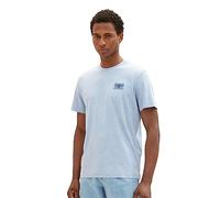 TOM TAILOR Men's 1036431 T-Shirt in Washed Look, 26320-Stonington Blue, XL
