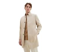 TOM TAILOR Men's 1037337 Wool Coat, 12628-paving Stone, XL