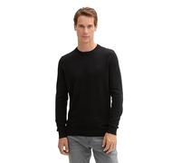 TOM TAILOR Men's 1038426 Jumper, 29999 - Black, XXL