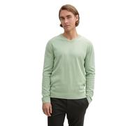 TOM TAILOR Men's 1039811 Pullover Sweater, 37098-Spring Green Melange, L