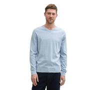 TOM TAILOR Men's 1039811 Pullover Sweater, 37709-Light Dove Blue Melange, L