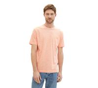 TOM TAILOR Men's 1040818 T-Shirt, 35205 Melon Orange Finestripe, M