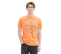 TOM TAILOR Men's 1042147 T-Shirt, 22195 Fruity Melon Orange, M