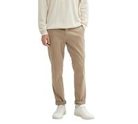 TOM TAILOR Men's 1043719 Travis Slim Chino Trousers, 32240-Mountain Taupe, 31 W/34 L