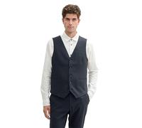 TOM TAILOR Men's 1044114 Vest, 36780-Navy Blue Structure, 52