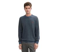 TOM TAILOR Men's 1044570 Pullover Sweater, 37030-Navy Blue Green Multicolor, XL