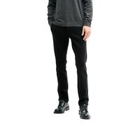 TOM TAILOR Men's 1044853 Jersey Travis Slim fit Chino Trousers, 29999-Black, 36 W/36 L