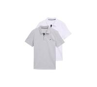 TOM TAILOR Men's 1044879 Polo Shirt, 15398 Light Stone Grey Melange, XL