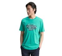 TOM TAILOR Men's 1046750 T-Shirt, 11137-Peacock Green, XS