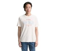 TOM TAILOR Men's 1046756 T-Shirt, 10332-Off White, M