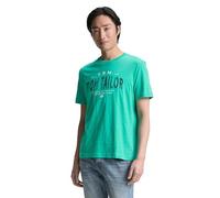 TOM TAILOR Men's 1046756 T-Shirt, 11137-Peacock Green, M