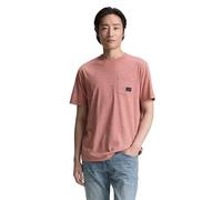 TOM TAILOR Men's 1046803 T-Shirt, 38102-Velvet Red Fine Stripe, L