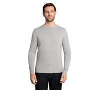 TOM TAILOR Men's 202212 Strickpullover Crewneck Sweater, 14427 - Light Soft Grey Melange, M