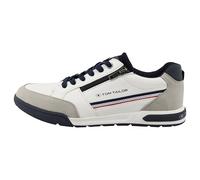 TOM TAILOR Men's 5380020013 Sneaker, White, 10.5 UK