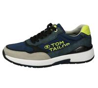 TOM TAILOR Men's 5381106 Sneaker, Navy Yellow, 7.5 UK