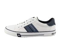TOM TAILOR Men's 7480070011 Sneaker, White, 10.5 UK