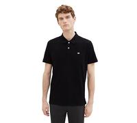 TOM TAILOR Men's Basic Pique Polo Shirt 1027713, 29999 - Black, M