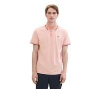 TOM TAILOR Men's 1040822 Basic piqué Polo Shirt, 35650-Coral Rose Twotone, XL