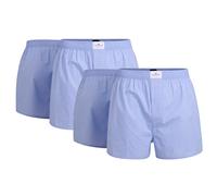 TOM TAILOR Men's Boxers, 4-Pack - Web Shorts, Cotton, Poplin, Checked...