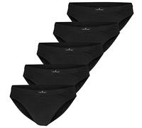 TOM TAILOR Men's Mini Briefs Pack of 5 Slip, Black (Black 9000), L
