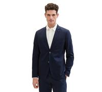 TOM TAILOR Men's Jacket, 35176 - Sky Captain Blue Herringbone, 40R