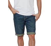 TOM TAILOR Men's Jeans Shorts Josh Regular Slim Fit Short Basic Stretch Shorts Cotton Bermuda Summer Trousers Denim Blue
