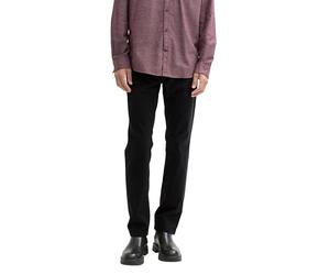 TOM TAILOR Men's Josh Regular Slim Trousers with Stretch, 29999 - Black, 29 W/32 L