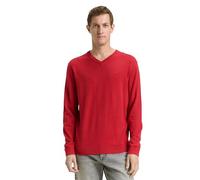 TOM TAILOR Men's Jumper, 13686 - Salsa Red Non-Solid, XL