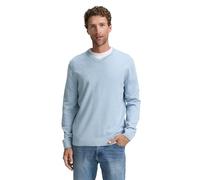 Tom Tailor 1039811 Basic Knit V Neck Sweater Blue L Men