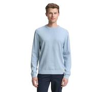 TOM TAILOR Men's Jumper, 38676 - Light Metal Blue Melange, S