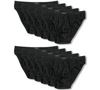 TOM TAILOR Men's Mini Briefs Pack of 10 - Black (9000) - L, Black (9000), L