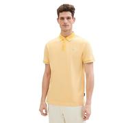 TOM TAILOR Men's 1040822 Polo Shirt, 35204-White Sunny Yellow Twotone, L