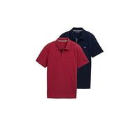 TOM TAILOR Men's Polo Shirt, 35930 - Deep Red, XXL