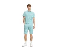 TOM TAILOR Men's Regular Slim Chino Bermuda Shorts 1030027, 12433 - Mint Haze, 30