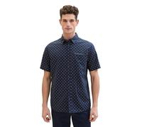 TOM TAILOR Men's 1040138 Shirt, 34712-Navy Stripe Design, 3XL