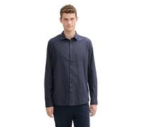 TOM TAILOR Men's Shirt, 36691 - Blue Structure, XL