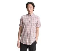 TOM TAILOR Men's Shirt, 37982 - Blush Pink Navy Check, M