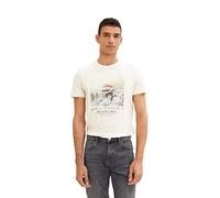 TOM TAILOR Men's T-Shirt 1035525, 18592 - Vintage Beige, 3XL