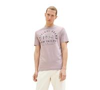 TOM TAILOR Men's T-Shirt 1035549, 31508 - Velvet Rose Fine Stripe, L