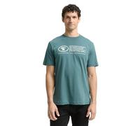 TOM TAILOR Men's T-Shirt 1035611, 30105 - Deep Bluish Green, S